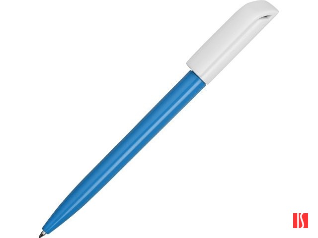 Ручка пластиковая шариковая «Миллениум Color BRL», голубой/белый