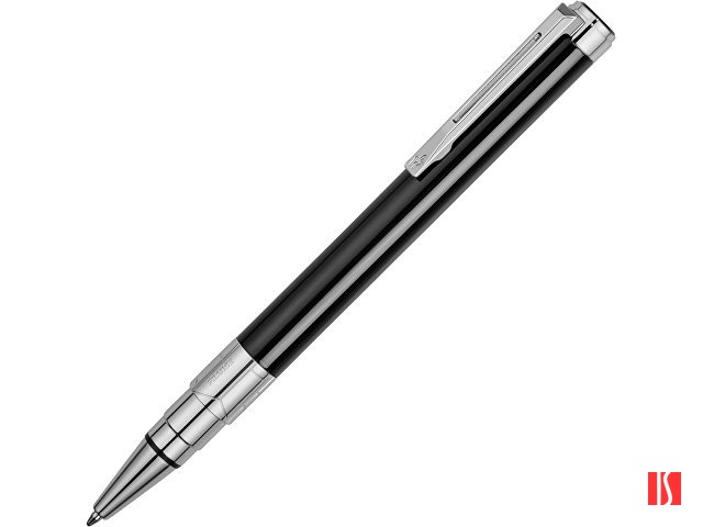 Ручка шариковая Waterman «Perspective Black CT M», черный/серебристый