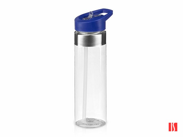 Бутылка для воды "Pallant ", тритан, 700мл, прозрачный/синий
