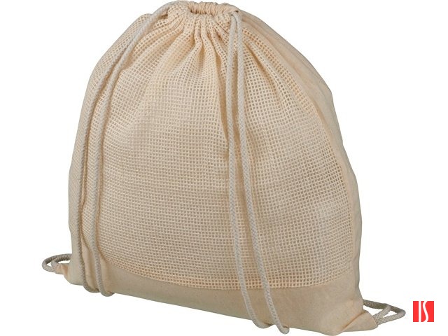 Рюкзак со шнурком из сетчатого хлопка Maine, natural