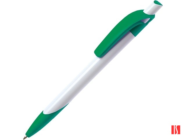 Ручка шариковая «Тироль», белый/зеленый