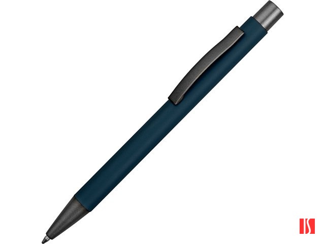 Ручка металлическая soft-touch шариковая «Tender», цвет морской волны