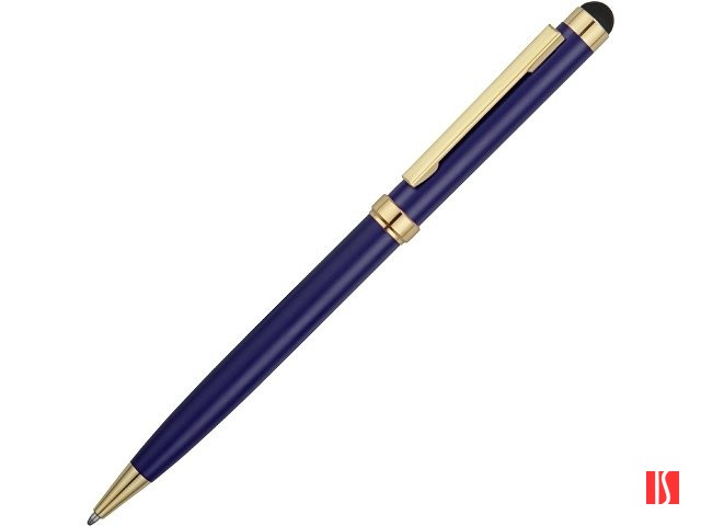Ручка шариковая "Голд Сойер" со стилусом, синий