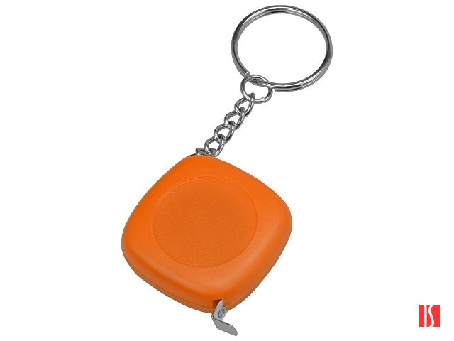 Брелок-рулетка 1м "Block", оранжевый