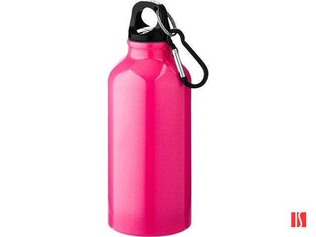 Бутылка "Oregon" с карабином 400мл, неоновый розовый