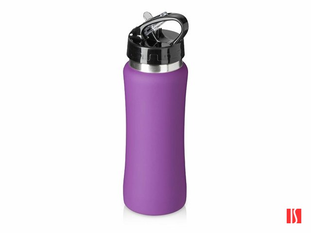 Бутылка для воды "Bottle C1", сталь, soft touch, 600 мл, фиолетовый