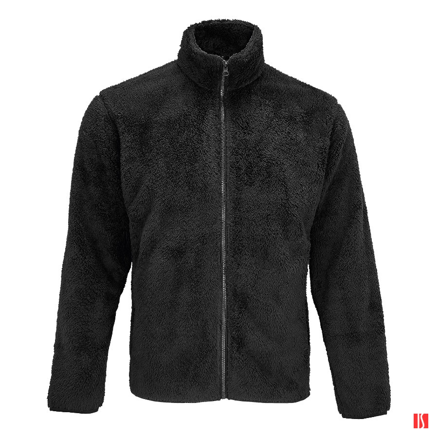 Куртка на молнии мужская FINCH, черный, L, 100% полиэстер, 275 г/м2