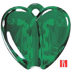 HEART CLACK, держатель для ручки, прозрачный зеленый, пластик