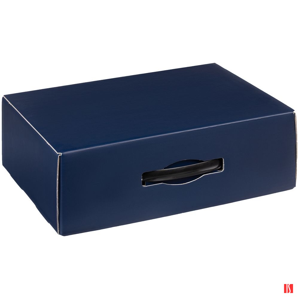 Коробка Matter Light, синяя, с черной ручкой