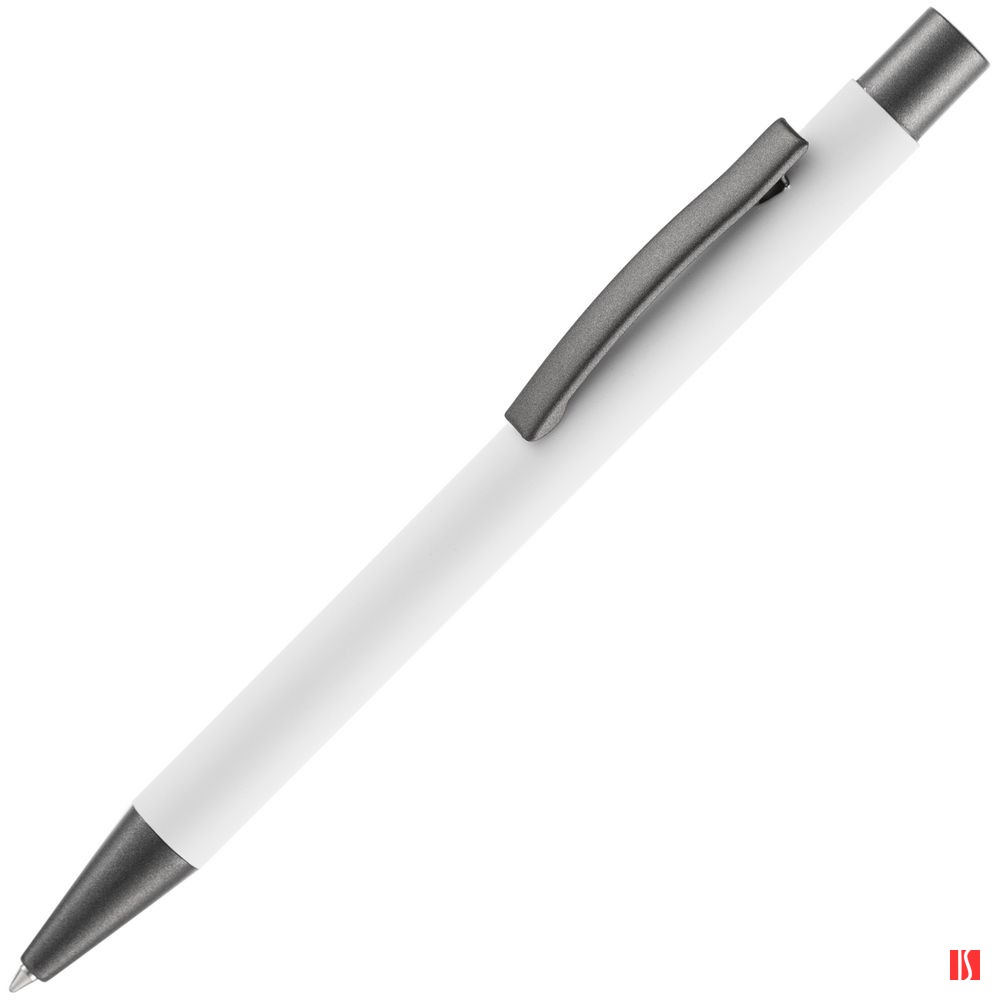 Ручка шариковая Atento Soft Touch, белая