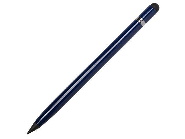 Вечный карандаш "Eternal" со стилусом и ластиком, темно-синий