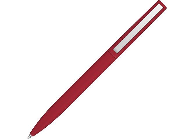 Шариковая ручка  "Bright F Gum" soft-touch, красный