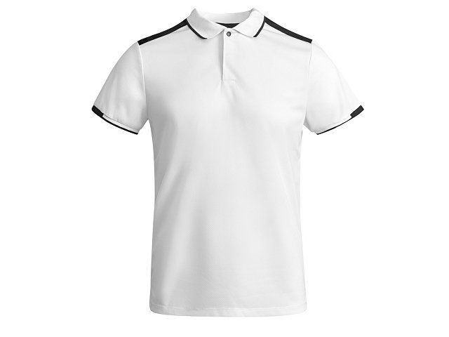 Рубашка-поло "Tamil" мужская, белый/черный