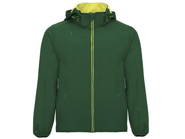 Куртка софтшелл "Siberia" мужская, бутылочный зеленый