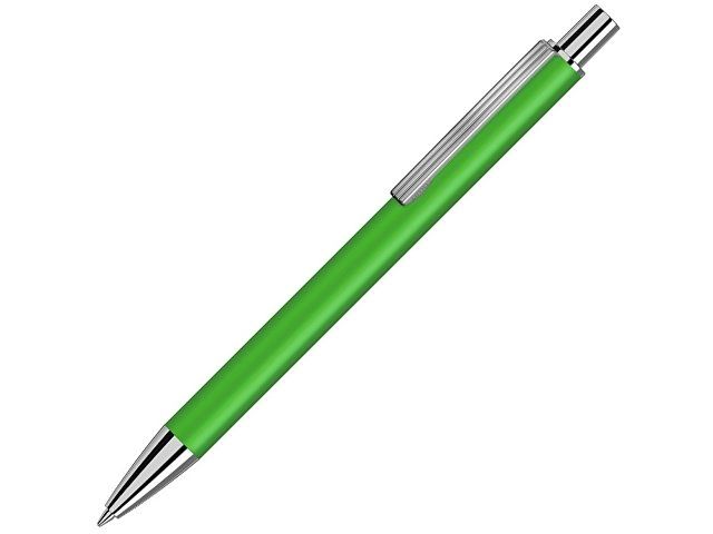 Металлическая автоматическая шариковая ручка "Groove", зеленый
