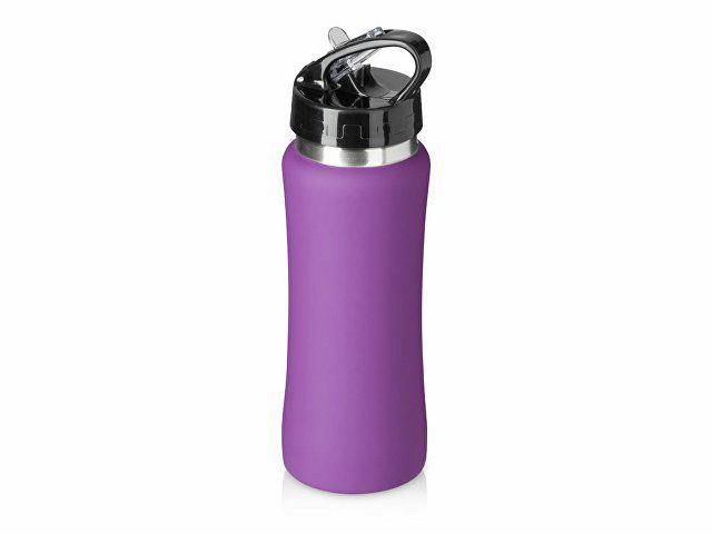 Бутылка для воды "Bottle C1", сталь, soft touch, 600 мл, фиолетовый
