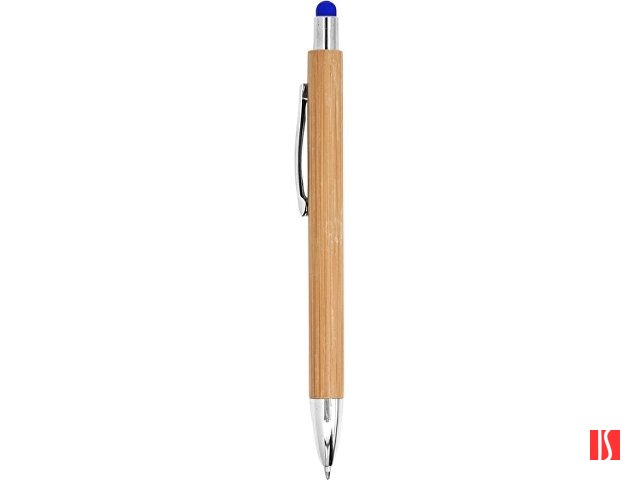 Ручка шариковая PAMPA с цветным стилусом, натуральный/желтый, изображение 2