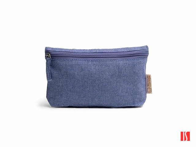 Универсальная косметичка REMO из переработанного хлопка, королевский синий, изображение 2