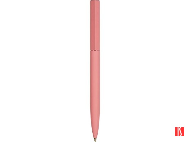 Шариковая металлическая ручка "Minimalist" софт-тач, пыльный розовый, изображение 2