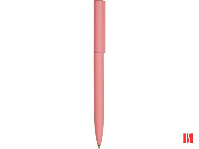 Шариковая металлическая ручка "Minimalist" софт-тач, пыльный розовый, изображение 3