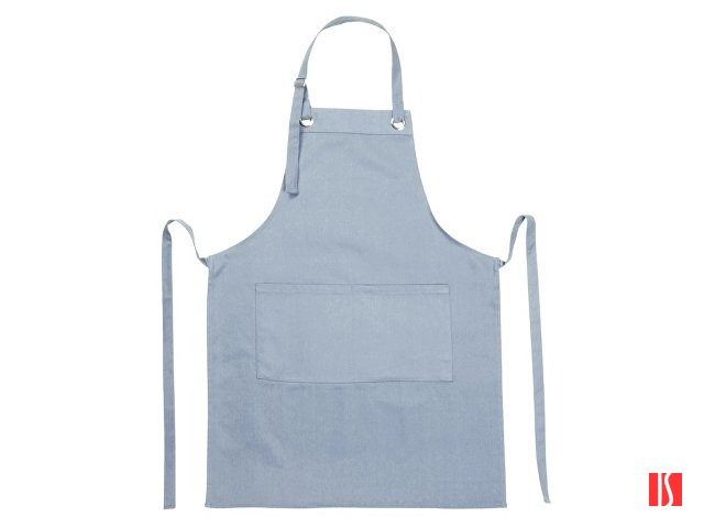 Хлопковый фартук Delight с карманом и регулируемыми завязками, антрацит, изображение 9