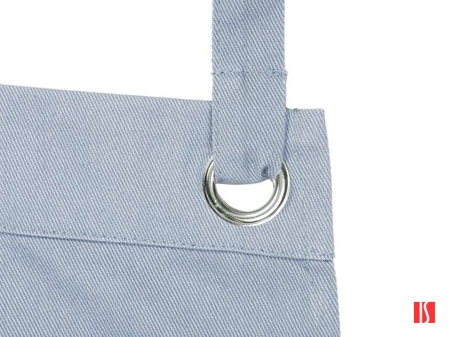 Хлопковый фартук Delight с карманом и регулируемыми завязками, антрацит, изображение 5