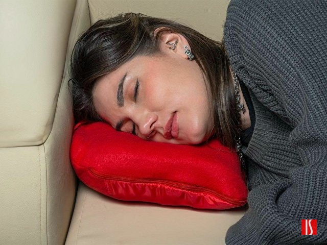 Плед для путешествий Flight в чехле с ручкой и карманом, серый, изображение 6