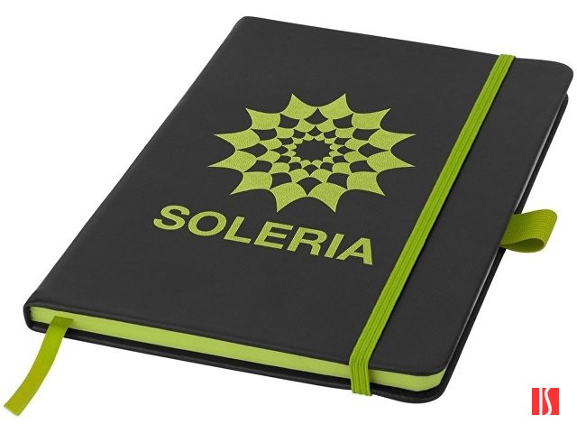 Блокнот Color edge A5, черный/лайм, изображение 5