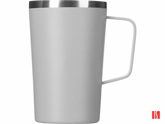 Стальная кружка с двойными стенками и порошковым покрытием "Tibet", серый, изображение 2
