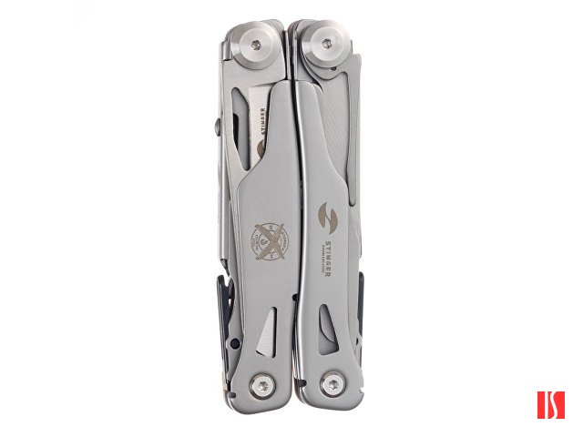 Мультитул Stinger, 106 мм, 15 функций, сталь/АБС-пластик, оранжевый, в комплекте нейлоновый чехол, изображение 5