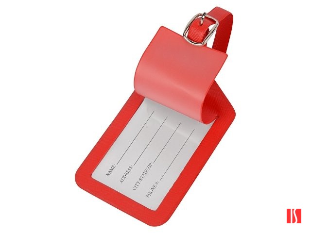 Багажная бирка Weekend из ПВХ, красный, изображение 2
