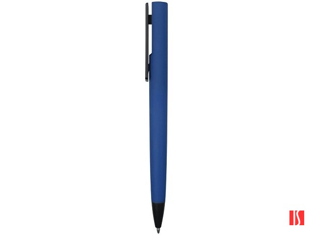 Ручка пластиковая шариковая C1 софт-тач, синий, изображение 3