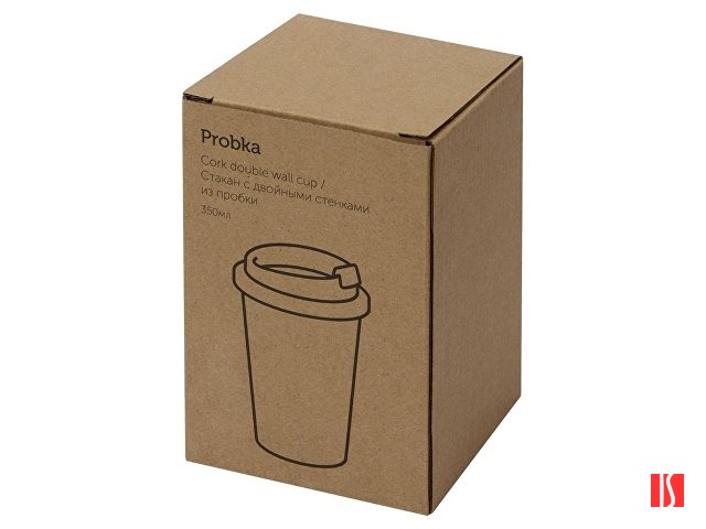 Стакан из пробки с двойными стенками, 350мл, изображение 6