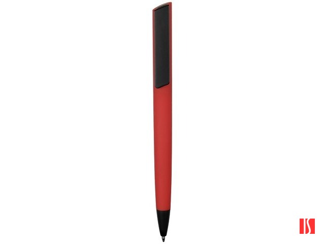 Ручка пластиковая шариковая C1 софт-тач, красный, изображение 2