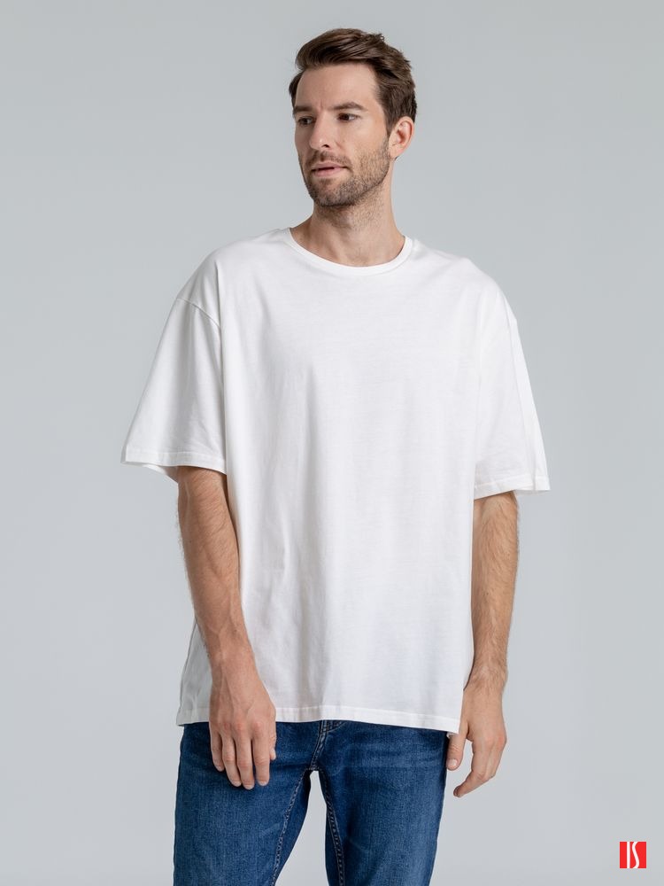 Футболка оверсайз «Чистая соль», молочно-белая, изображение 5