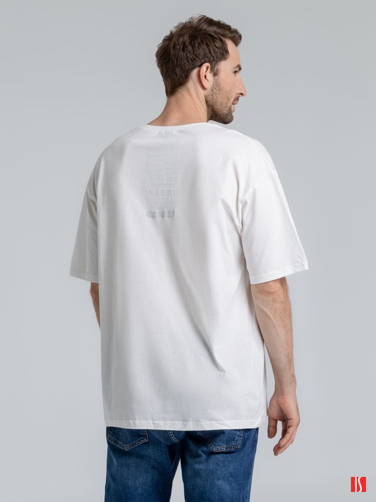 Футболка оверсайз «Чистая соль», молочно-белая, изображение 6