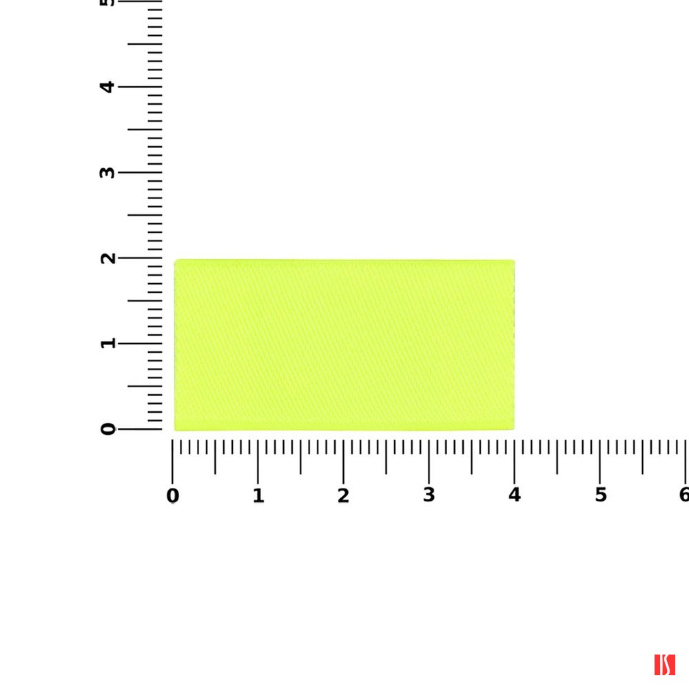 Лейбл тканевый Epsilon, XXS, желтый неон, изображение 3