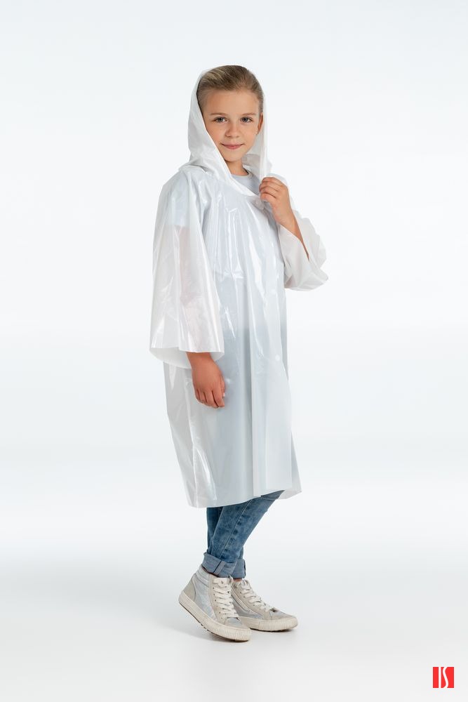 Дождевик-плащ детский BrightWay Kids, белый, изображение 5