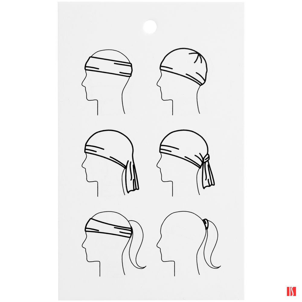 Многофункциональная бандана Dekko, бежевая, изображение 3