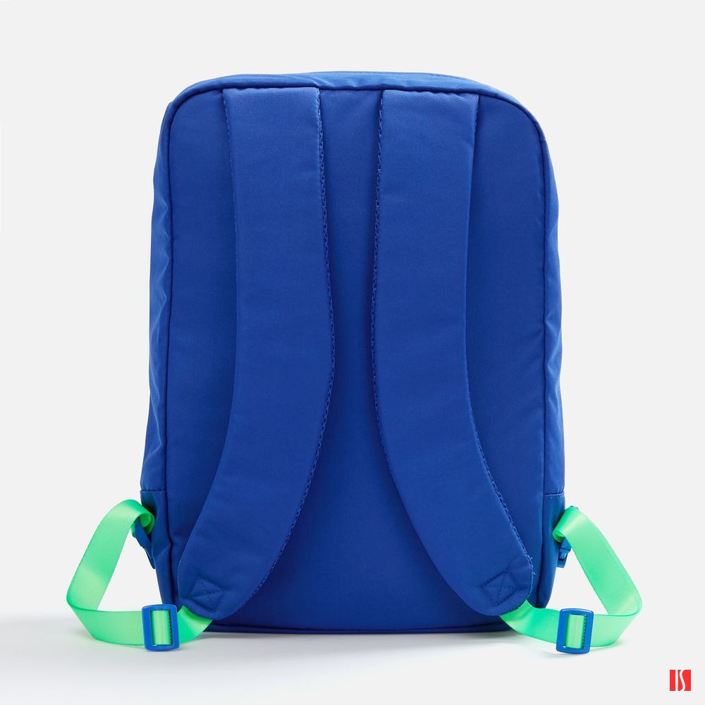 Рюкзак B2, синий с зелеными стропами, изображение 2