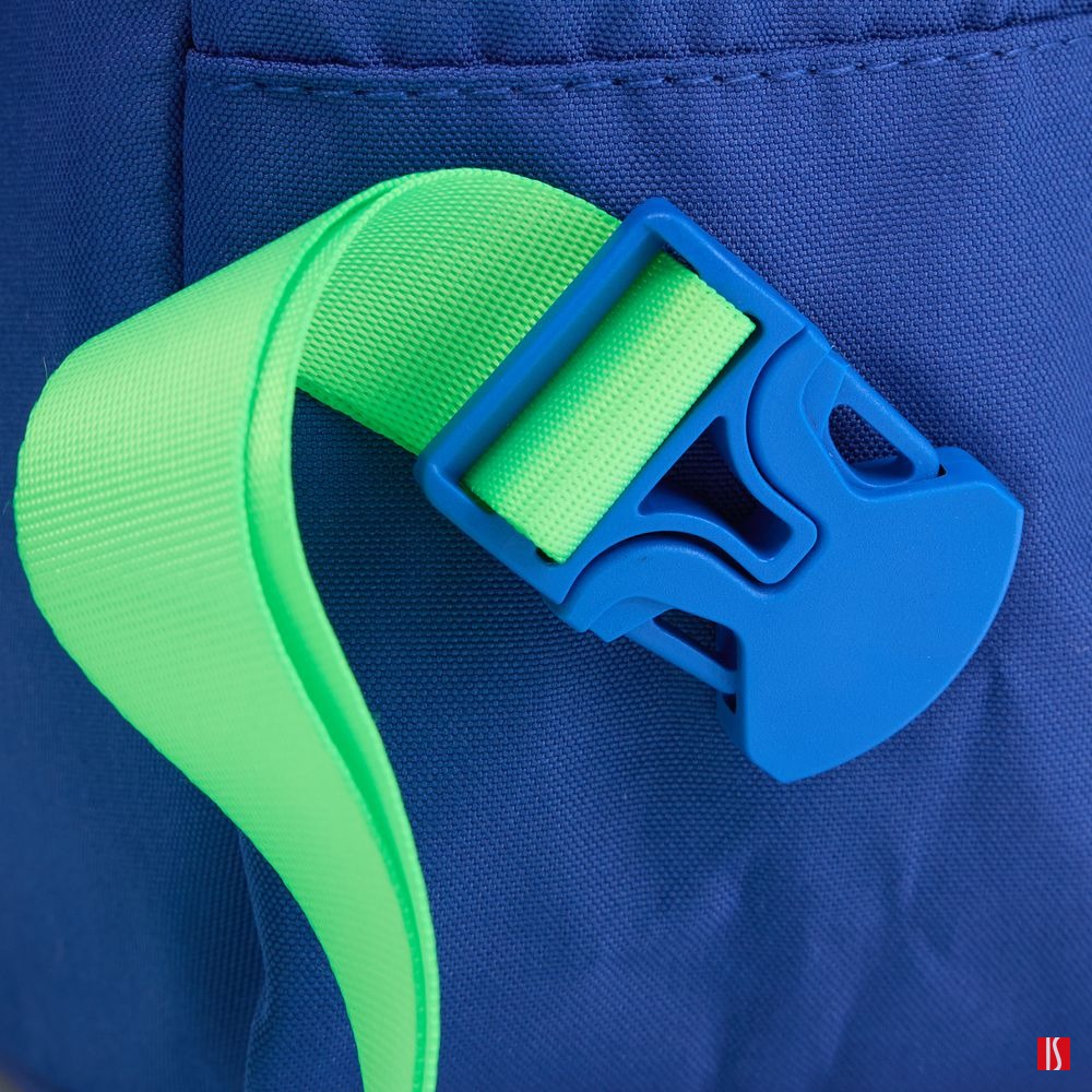 Рюкзак B2, синий с зелеными стропами, изображение 4