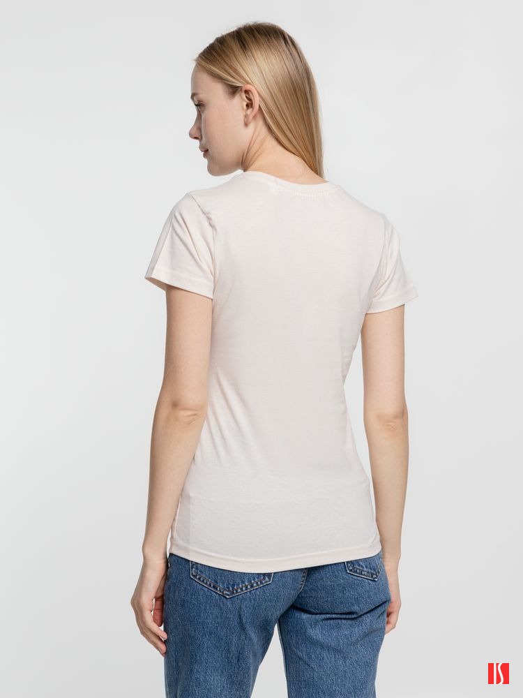 Футболка женская T-bolka Lady, молочно-белая, изображение 4