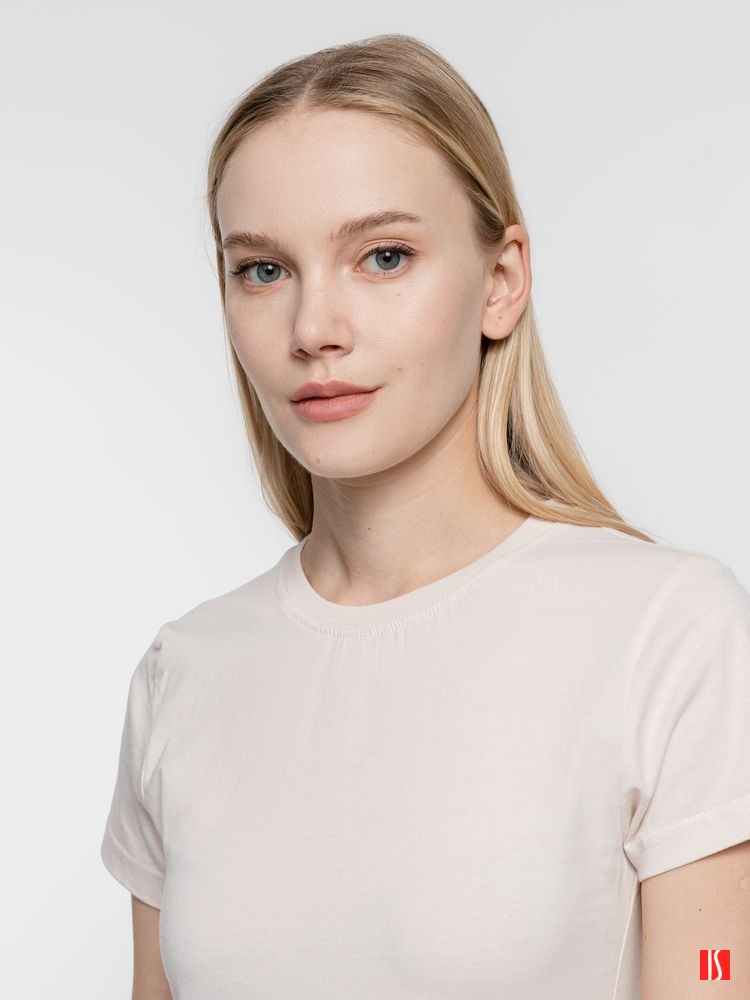 Футболка женская T-bolka Lady, молочно-белая, изображение 5