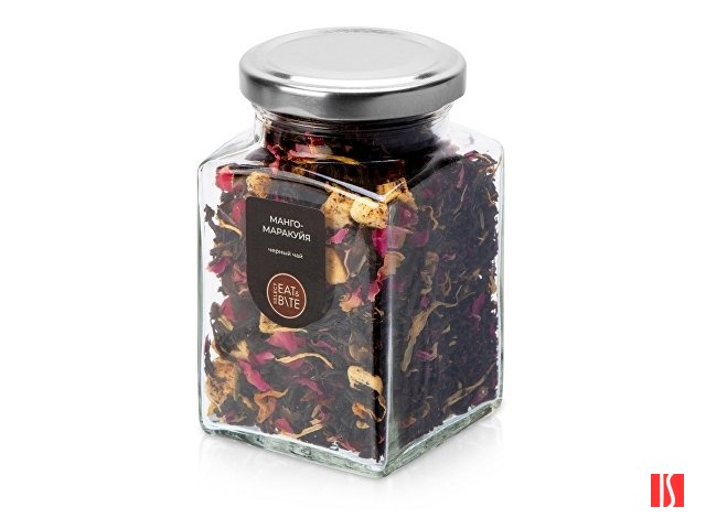 Чай черный, серия "Bouquet", манго-маракуйя, стеклянная банка