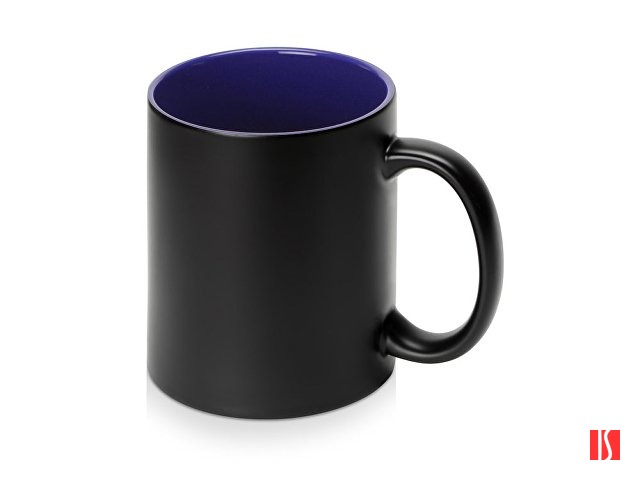 Кружка-хамелеон Surprise матовая, черный/синий