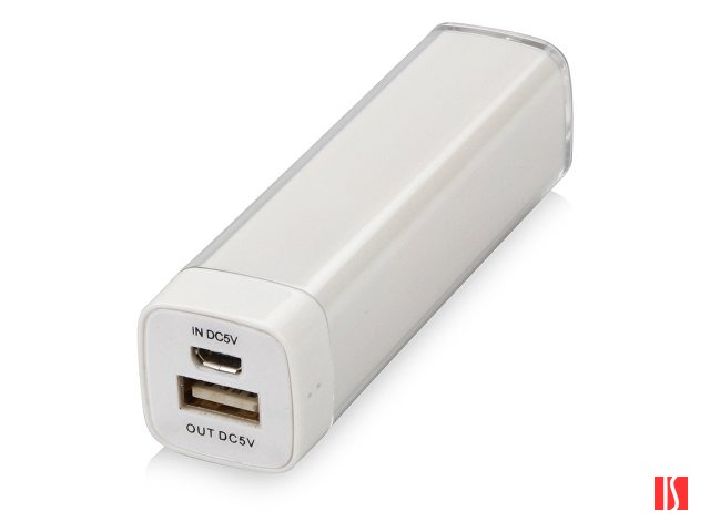 Портативное зарядное устройство "Ангра", 2200 mAh, белый