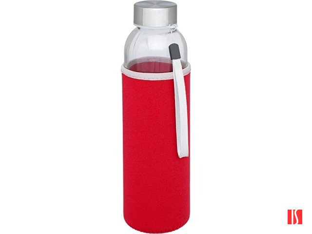 Спортивная бутылка Bodhi из стекла объемом 500 мл, красный