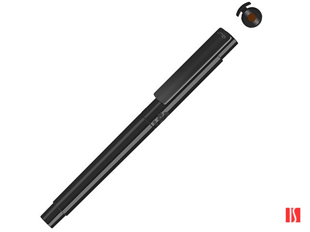 Капиллярная ручка в корпусе из переработанного материала rPET "RECYCLED PET PEN PRO FL», черный с коричневым