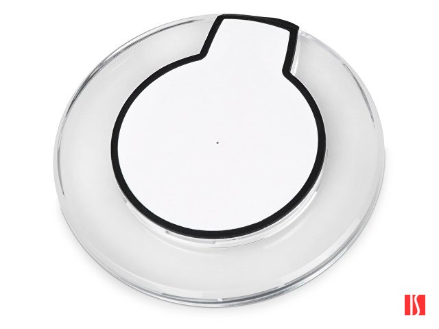 Беспроводная зарядка «Pod» со светодиодной подсветкой, белый