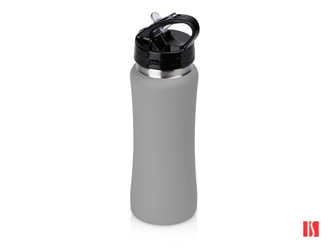 Бутылка для воды "Bottle C1", сталь, soft touch, 600 мл, серый